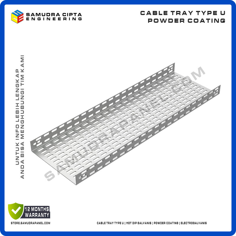 Cable Tray Type U Powder Coating